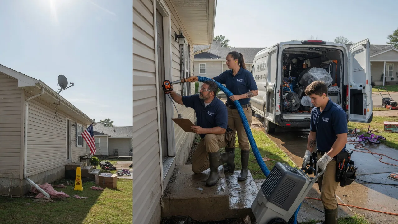 Ceiling Water Damage Restoration in La Fayette, KY near me